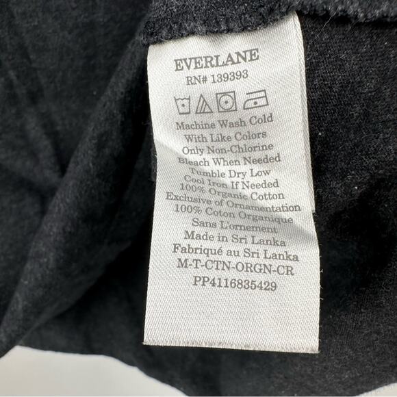 Everlane The Organic Cotton Crew Tee in charcoal gray Size S NWOT - Picture 4 of 5